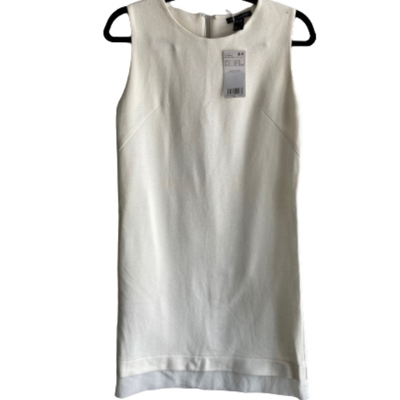MANGO | high neck sleeveless white dress NWT - Picture 1 of 6
